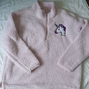 Pink fuzzy sweater